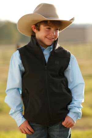 Cinch Boys Bonded vest - black mwv7520002